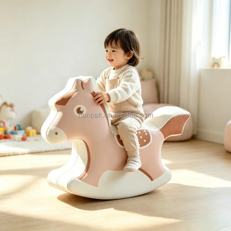 Kids Toys Rental - Soft Play Rocking Horse for Toddlers,