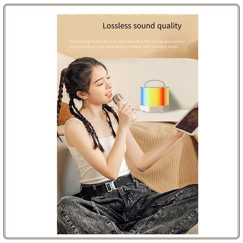 Kids Microphone Karaoke - Karaoke Machine,Bluetooth Portable Karaoke Speaker With