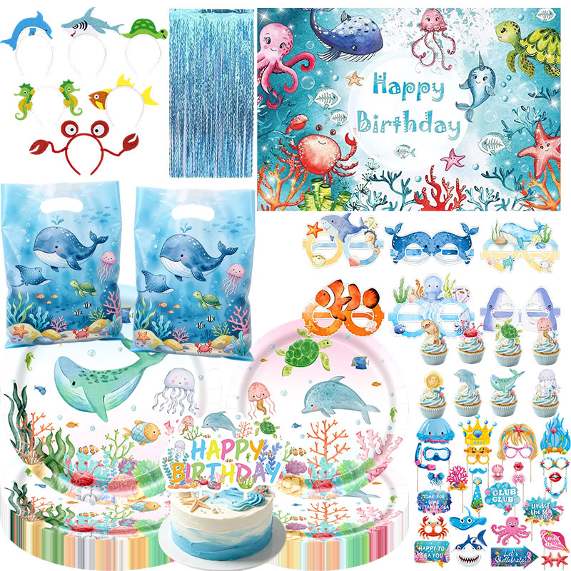 Water Balloon Set - Ocean Animal Birthday Party Decorations Set