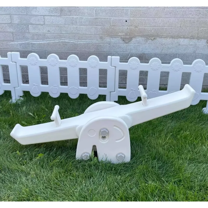 Kids Toys Rental - White Soft Seesaw Balance Beam for