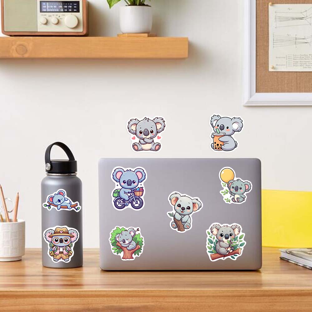 Cartoon Koala Animal Stickers  - Kids Toys Laptop ulasan dan harga
