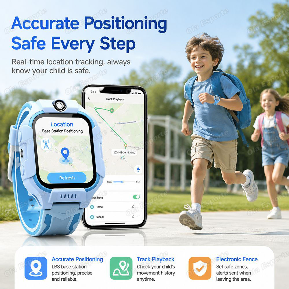 2027 New 2G/5G Kids Smart Watc - Kids Smartwatch Gps ulasan dan harga