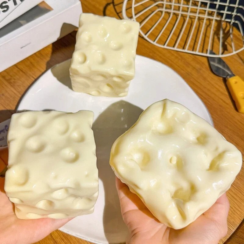 Taba Squishy Cheese Cube Stres - Kids Y Toys ulasan dan harga