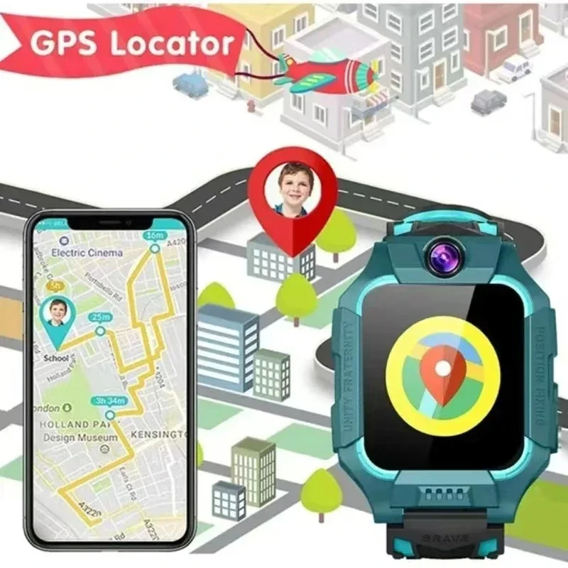 Lenovo 5G Kids Smart Watch Gif - Kids Smartwatch Gps ulasan dan harga