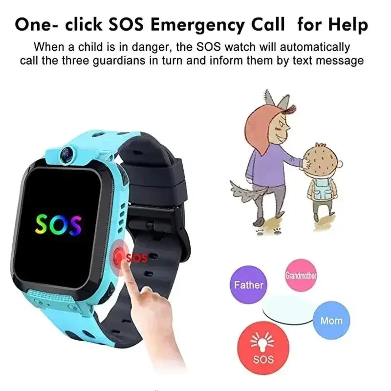 Lenovo Waterproof Smart Watch  - Kids Smartwatch Gps ulasan dan harga