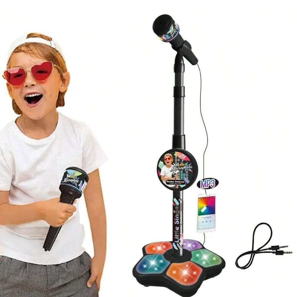 Kids Microphone Stand Toy, Por - Kids Microphone Karaoke ulasan dan harga