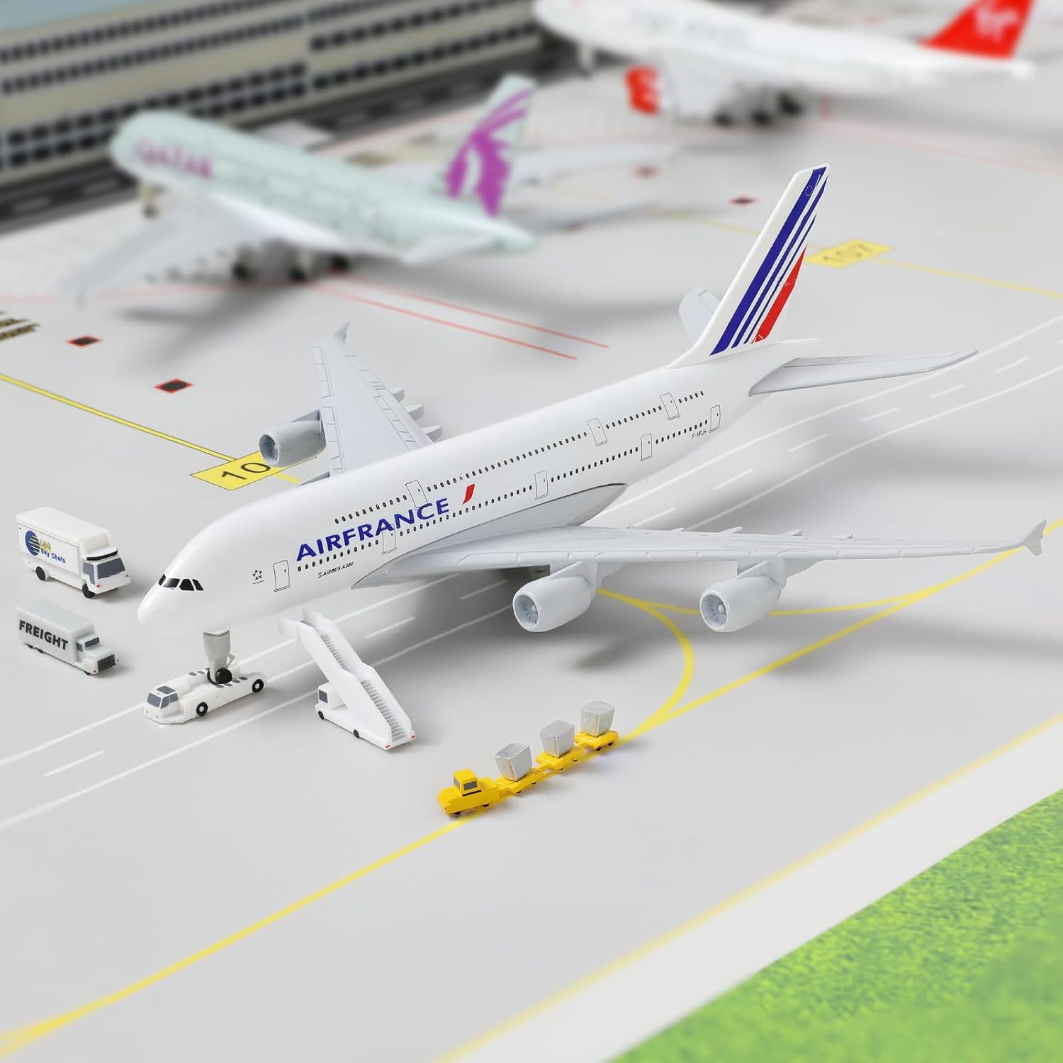 20CM Air France A380 Plane Mod - Kids Toys Review ulasan dan harga