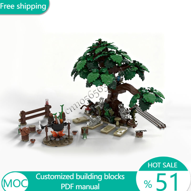 688 PCS Trees Apple Tree Adven - Kids Toys Blocks ulasan dan harga