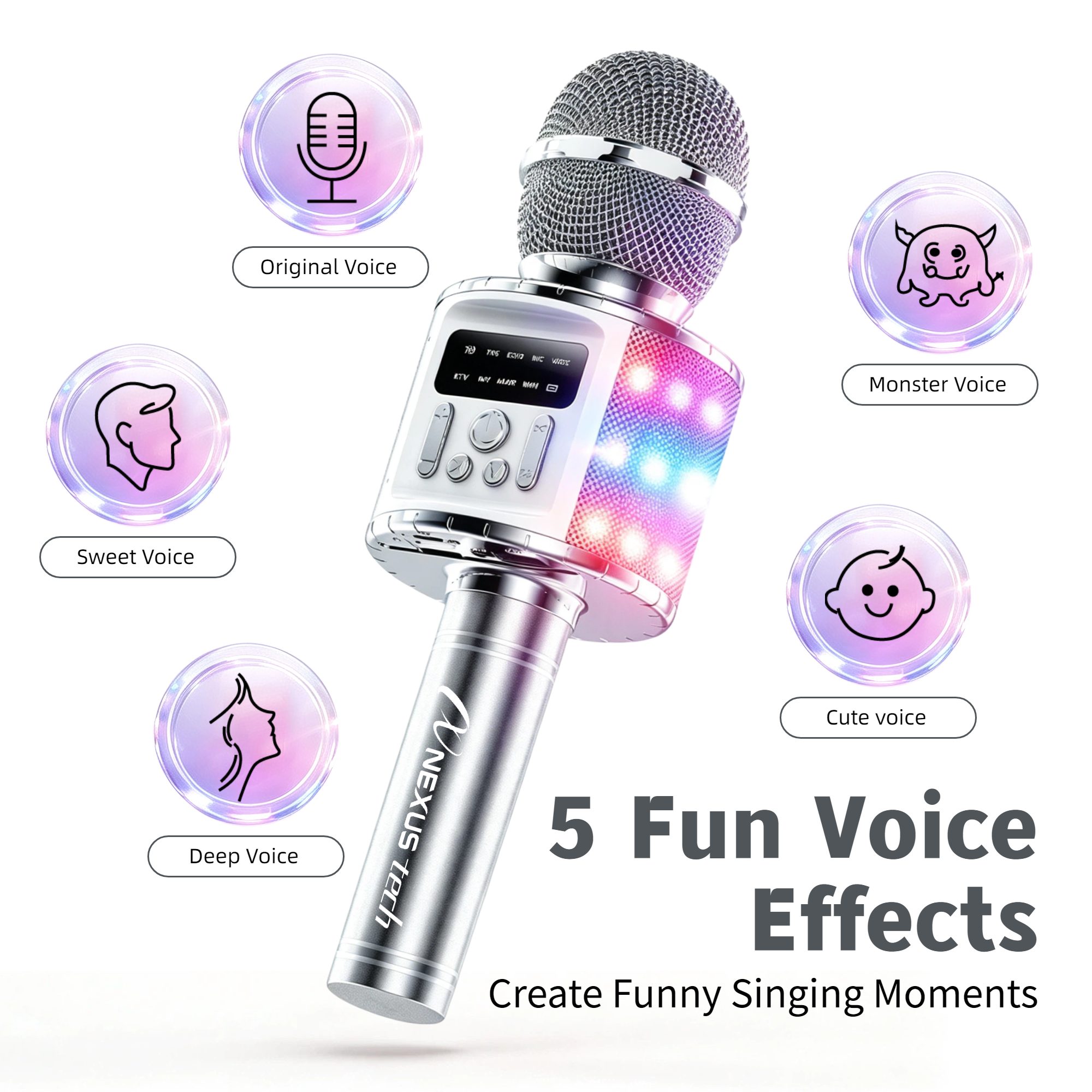 TWS Dual Wireless Karaoke Micr - Kids Microphone Karaoke ulasan dan harga