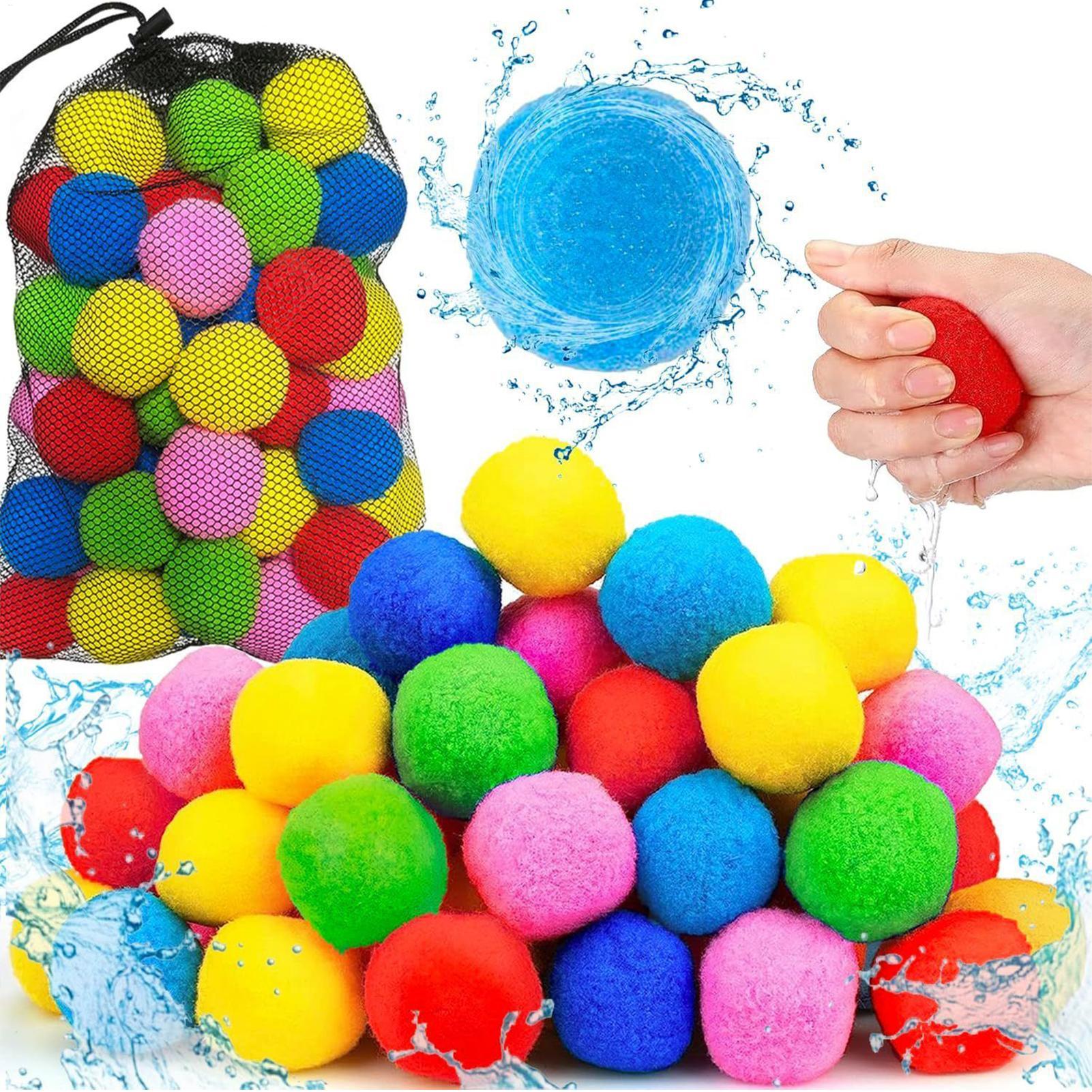 60pcs/set Reusable Water Balls - Water Balloon Set ulasan dan harga