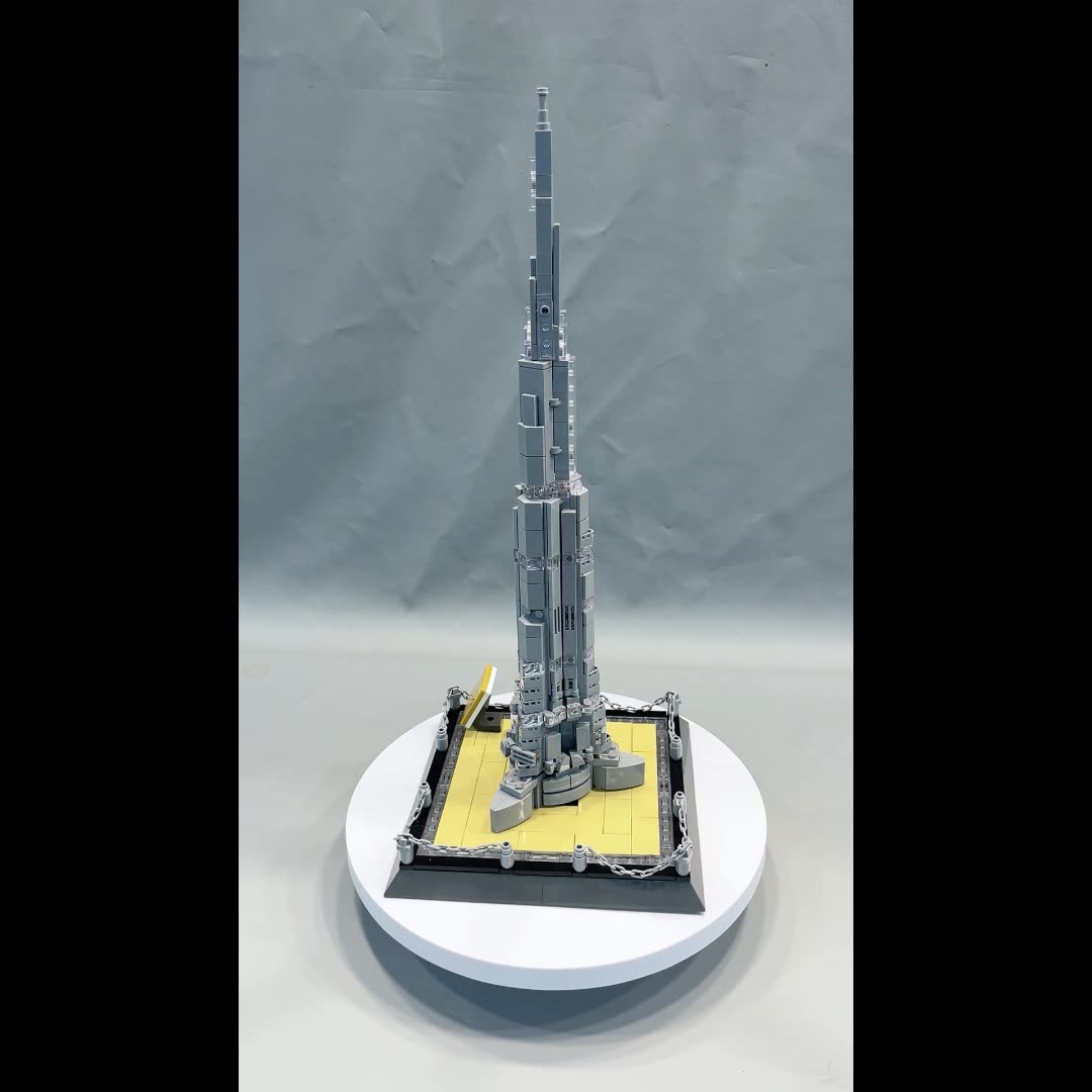 555pcs Worlds Talles The Burj  - Kids Toys Dubai ulasan dan harga
