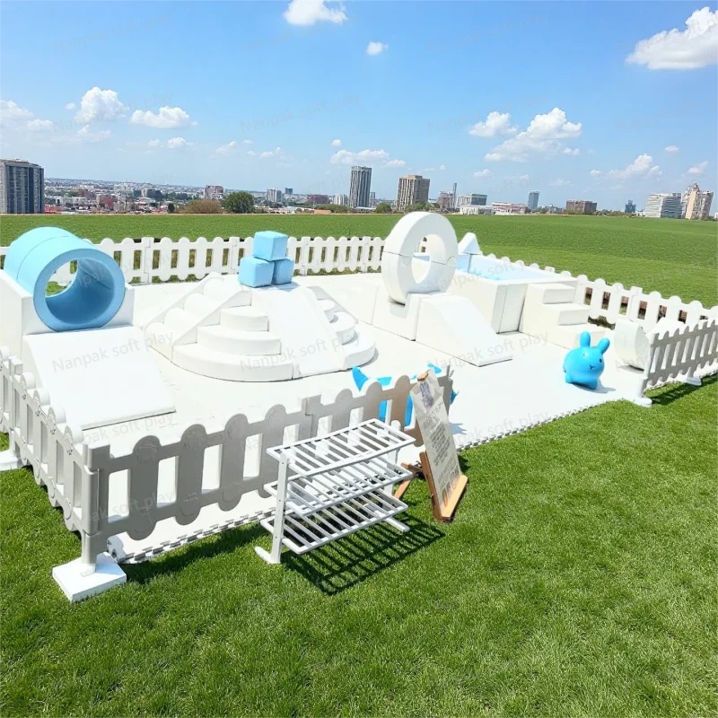 Classic White Grey Wooden Foam - Kids Toys Rental ulasan dan harga