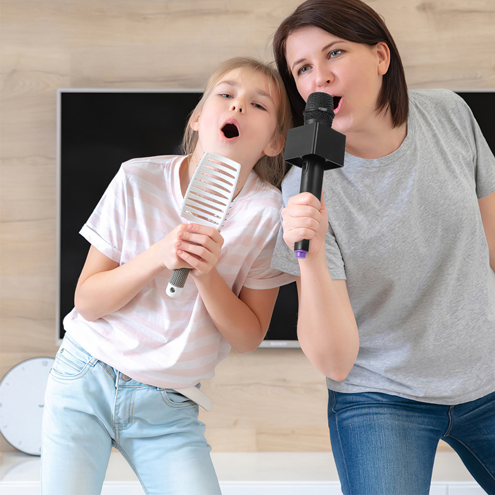 2Pcs Kids Microphone Prop Set  - Kids Microphone Karaoke ulasan dan harga