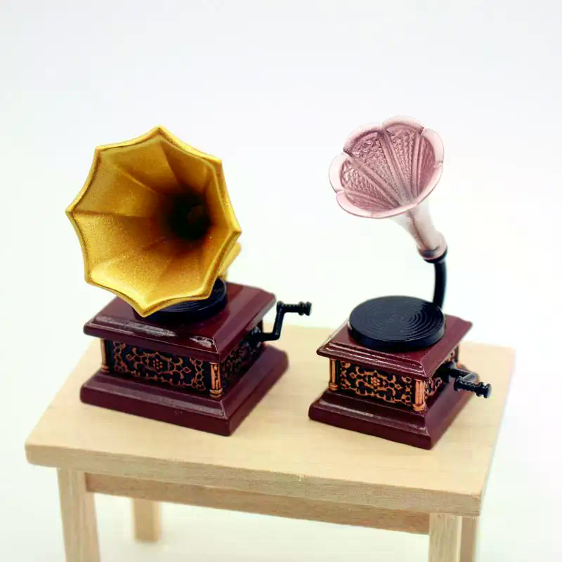 Dollhouse Vintage Phonograph M - Kids Toys Return Gift ulasan dan harga