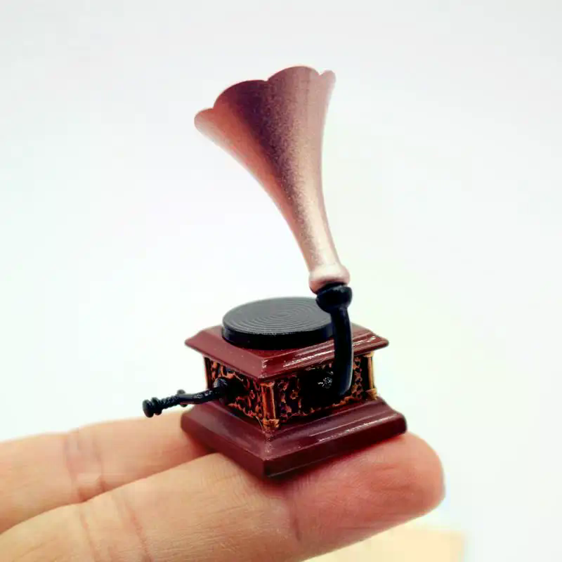 Dollhouse Vintage Phonograph M - Kids Toys Return Gift ulasan dan harga