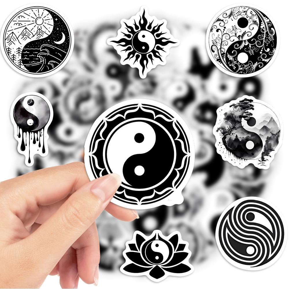 YinYang Stickers Balance Yoga  - Kids Toys Laptop ulasan dan harga