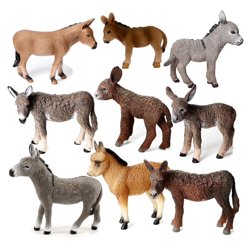 Donkey Model Toy Animals Figur - Kids Toys Review ulasan dan harga