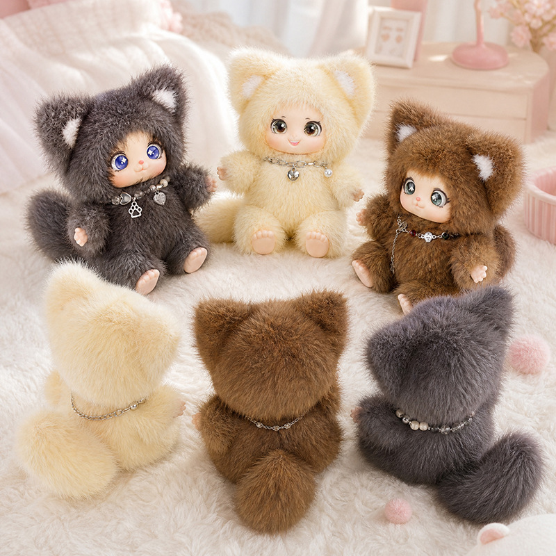 18cm New Cute Family Fox Plush - Kids Toys Idea ulasan dan harga