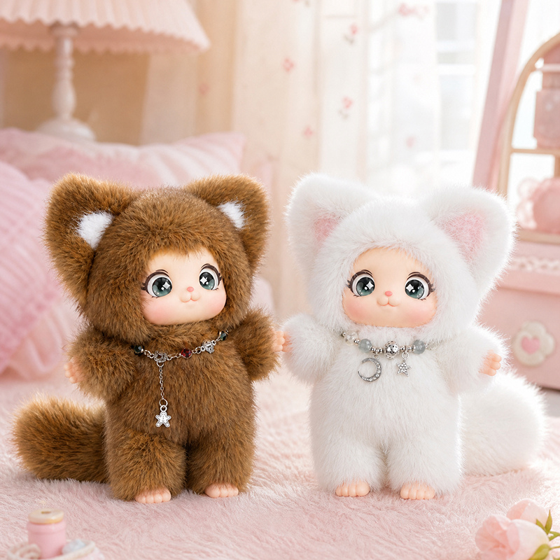 18cm New Cute Family Fox Plush - Kids Toys Idea ulasan dan harga