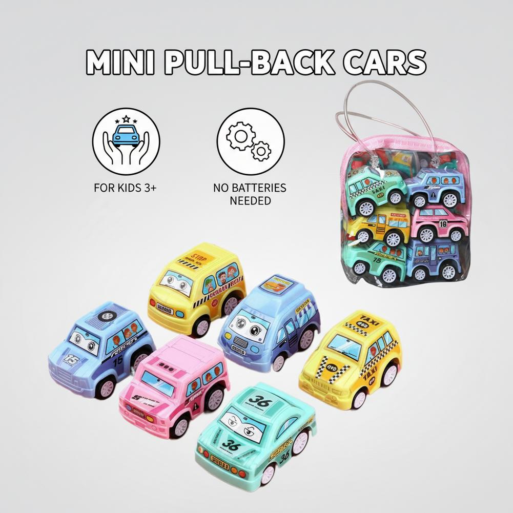 6pcs Car Model Toy Pull Back C - Kids Toys Review ulasan dan harga