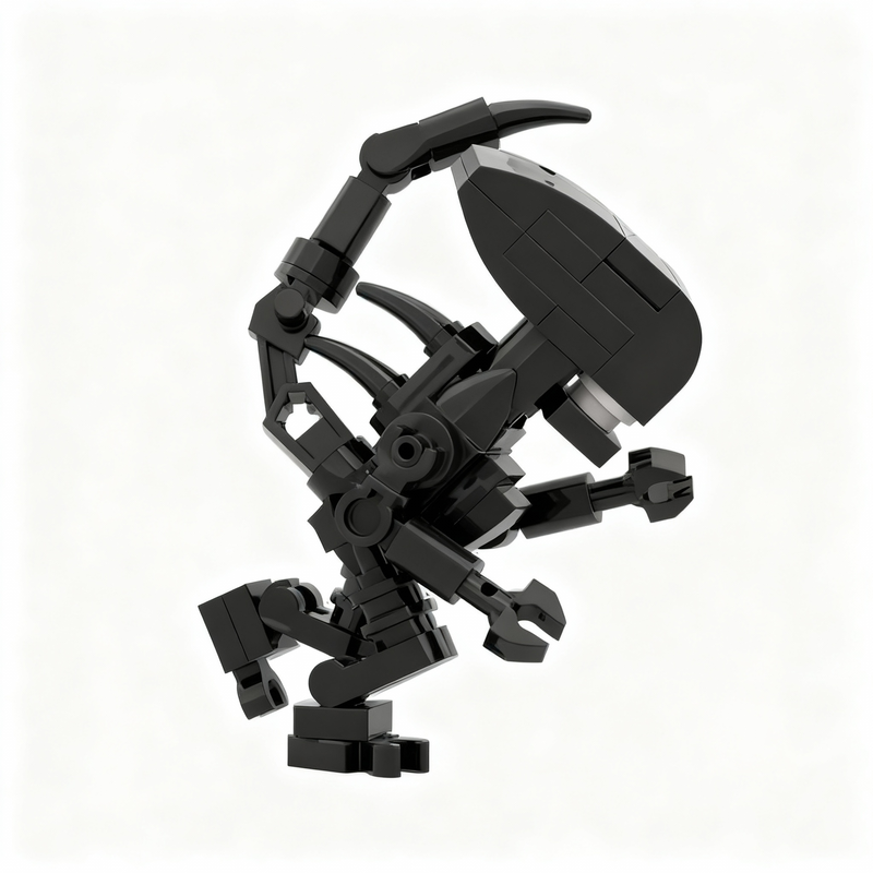 370pcs MOC Space THE ALIEN XEN - Xenomorph Kids Toys ulasan dan harga