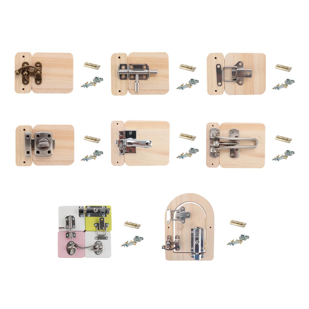 Montessori Busy Board DIY Lock - Kids Toys 2 Year Old ulasan dan harga