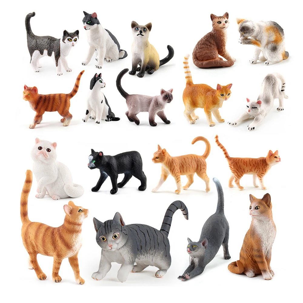 Cat Model Toys Farm Animals Mi - Kids Toys Review ulasan dan harga