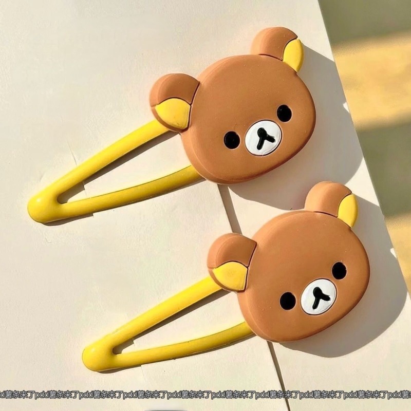Cute Rilakkuma Cartoon Hair Cl - Kids Toys Resale ulasan dan harga