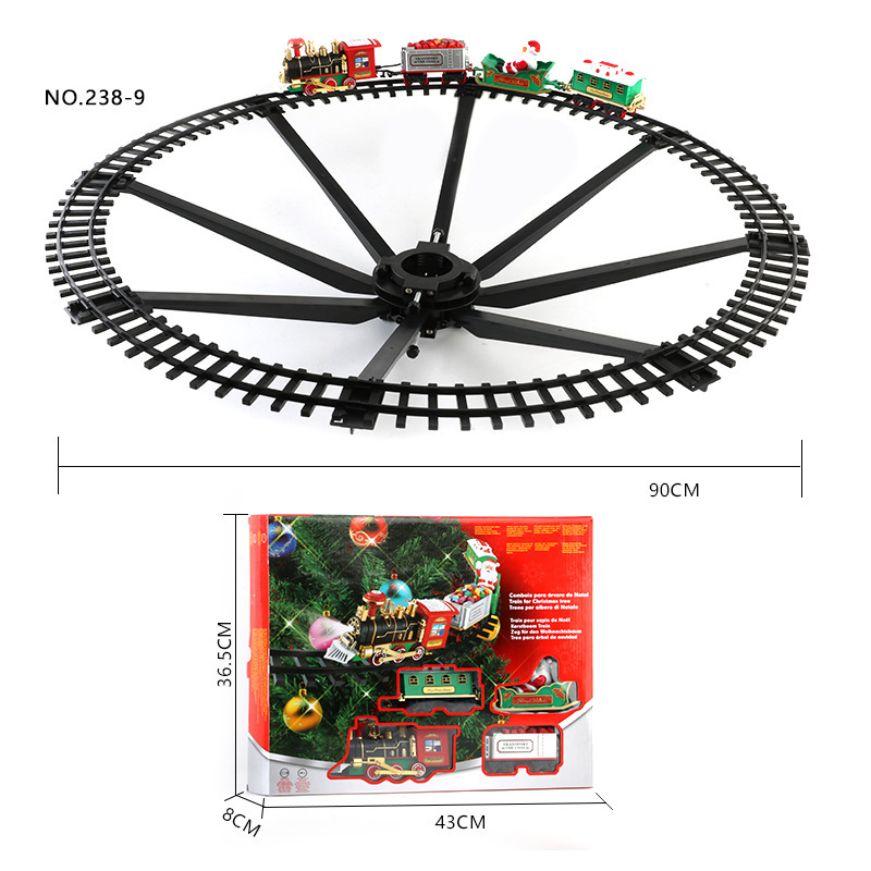 Electric Christmas Train Set M - Kids Toys Xmas ulasan dan harga