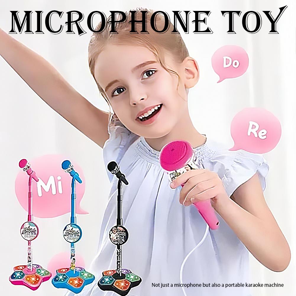 Kids Microphone with Stand Kar - Kids Microphone Karaoke ulasan dan harga