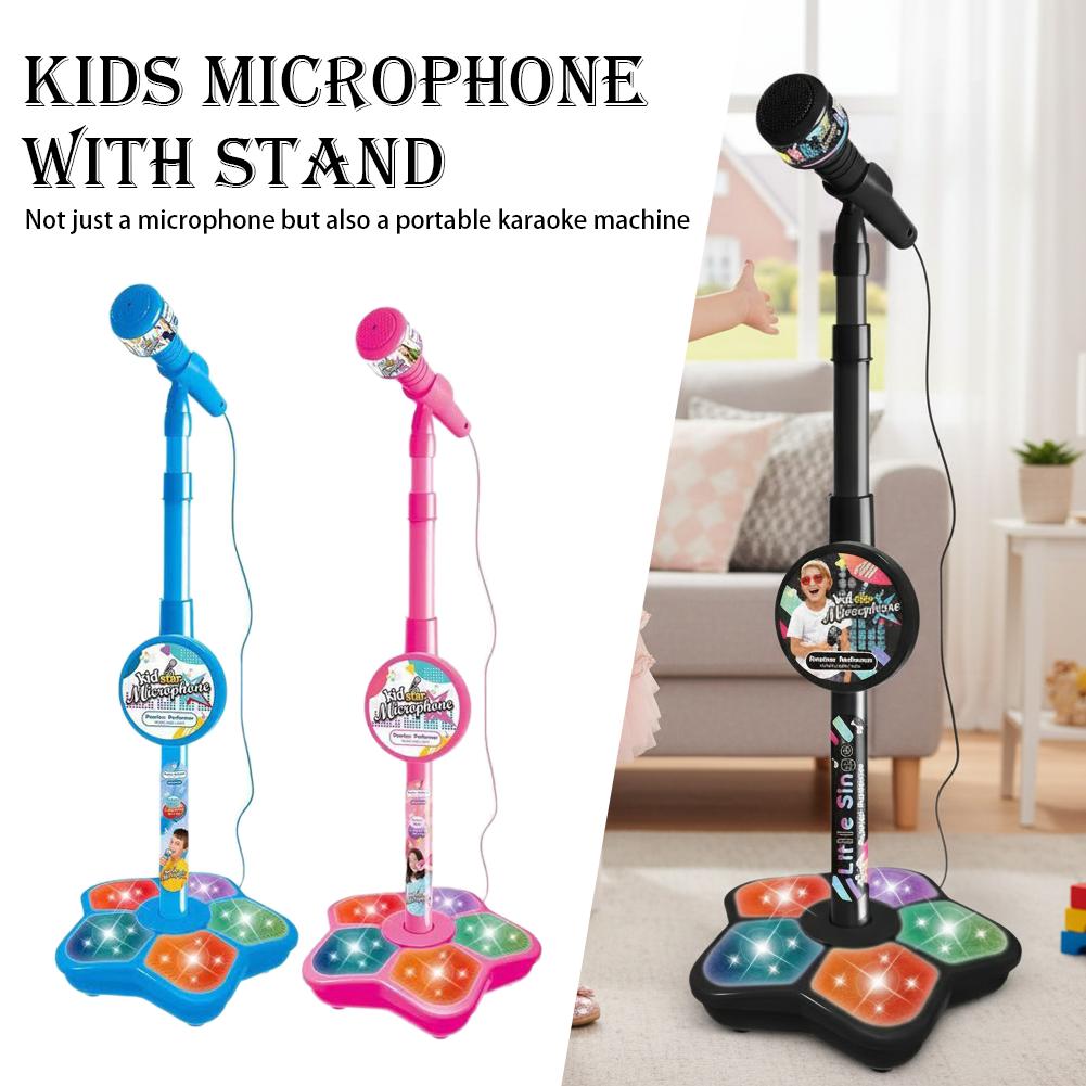 Kids Microphone with Stand Kar - Kids Microphone Karaoke ulasan dan harga
